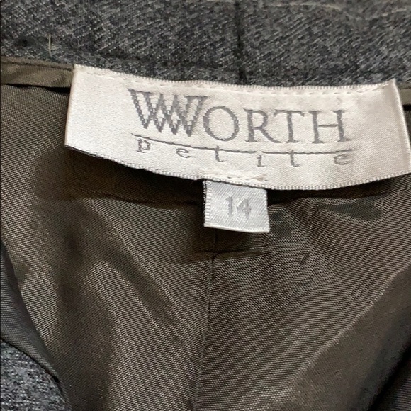 Worth Top Quality Wool Pants,never worn, petite 14 - Picture 6 of 6